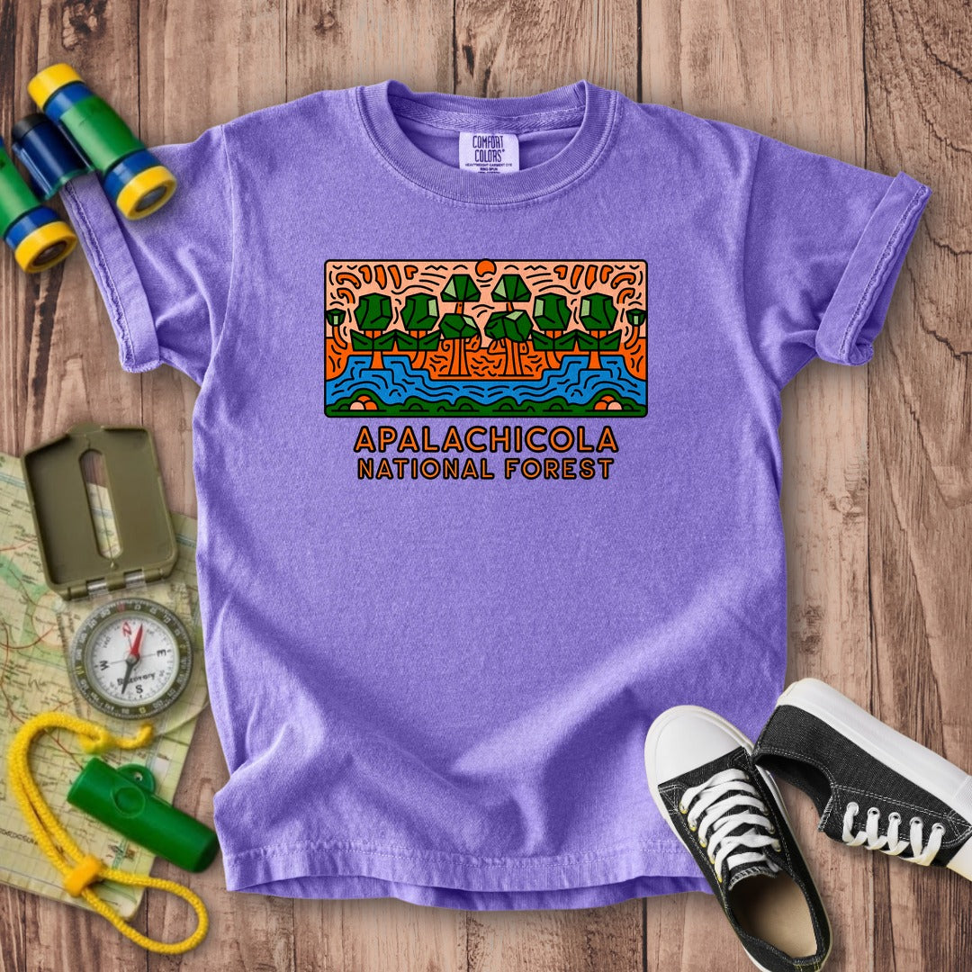 Apalachicola National Forest Kids Cotton T-Shirt