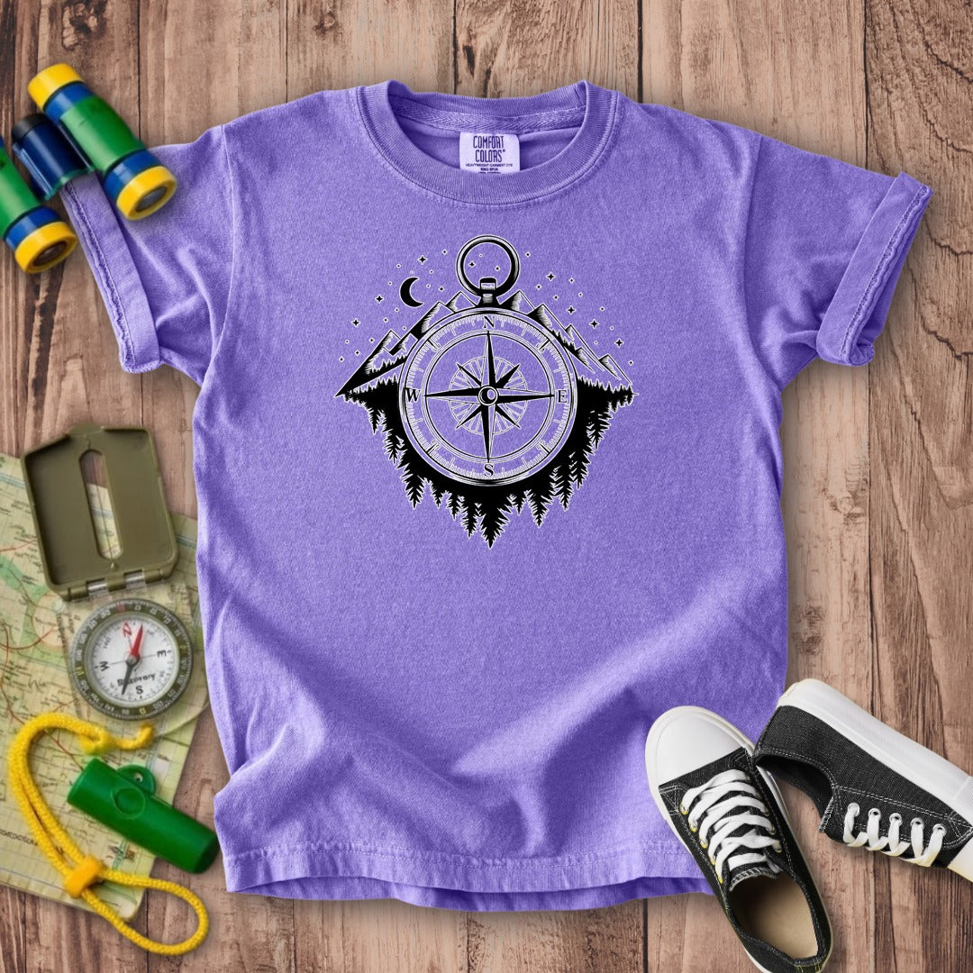 Navigate the Mountains Kids Cotton T-Shirt