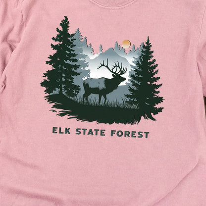 Elk State Forest Cotton Long Sleeve