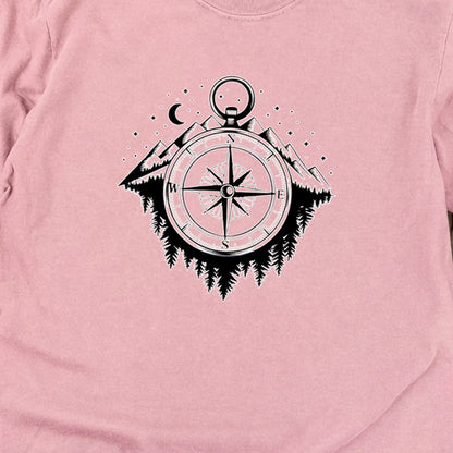 Navigate the Mountains Cotton Long Sleeve