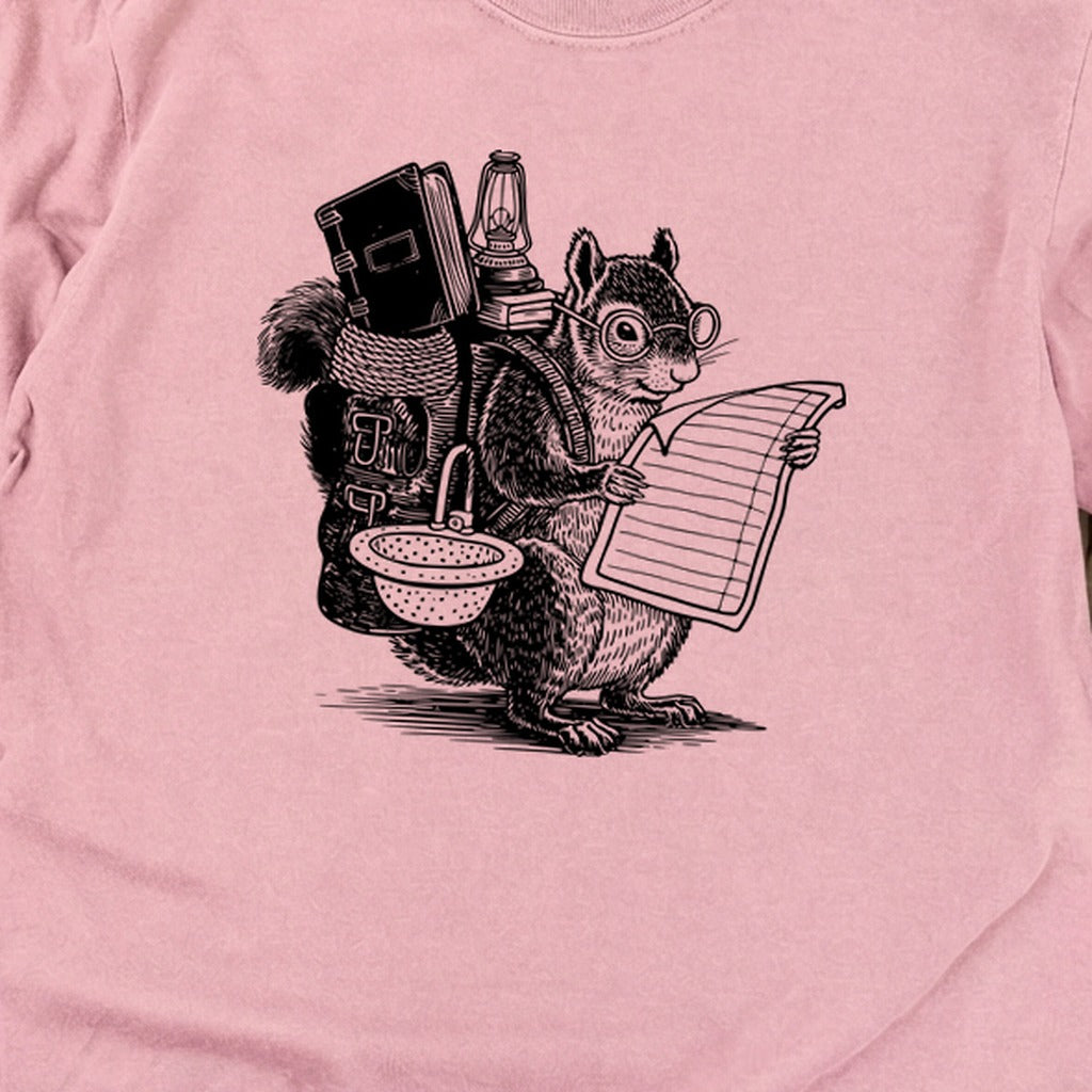 The Packademic Squirrel Cotton Long Sleeve