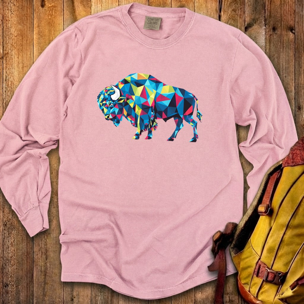 Buffalo Mosaic Cotton Long Sleeve