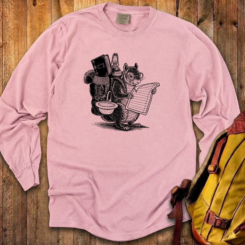 The Packademic Squirrel Cotton Long Sleeve