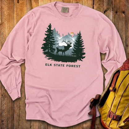 Elk State Forest Cotton Long Sleeve