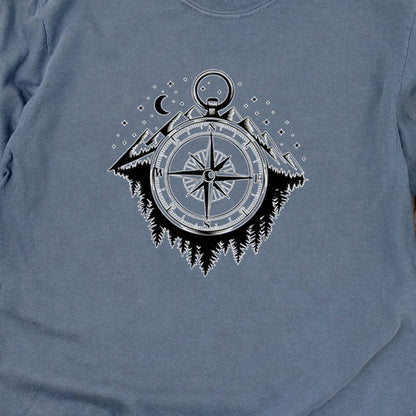Navigate the Mountains Cotton Long Sleeve