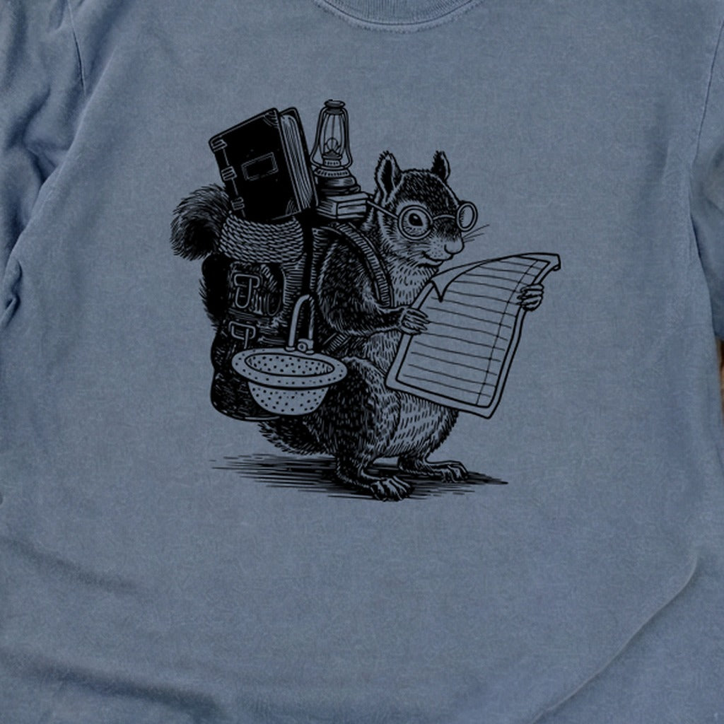The Packademic Squirrel Cotton Long Sleeve