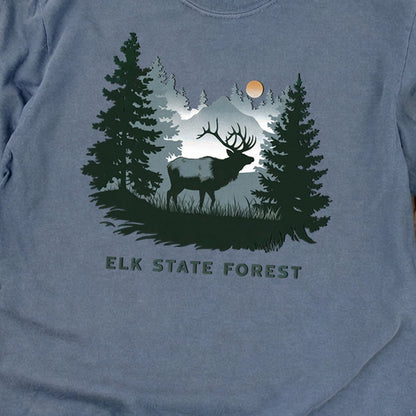 Elk State Forest Cotton Long Sleeve