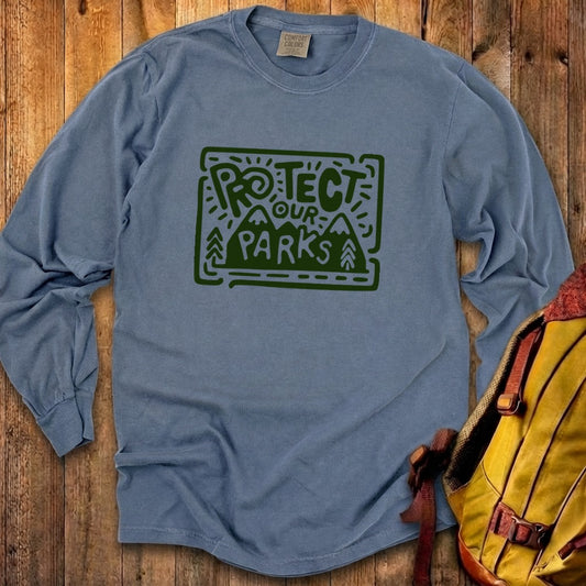 Protect Our Parks Cotton Long Sleeve