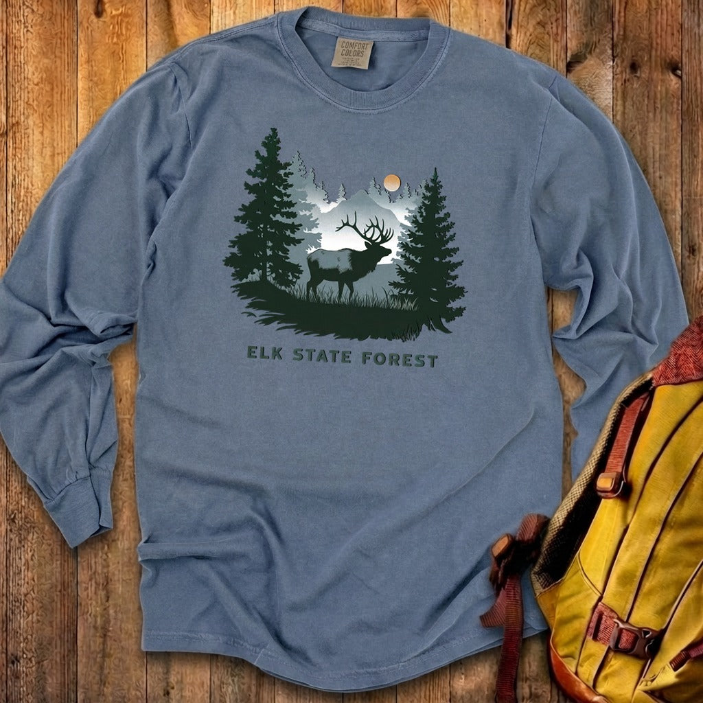 Elk State Forest Cotton Long Sleeve