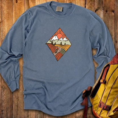 Pedal to the Peaks Cotton Long Sleeve