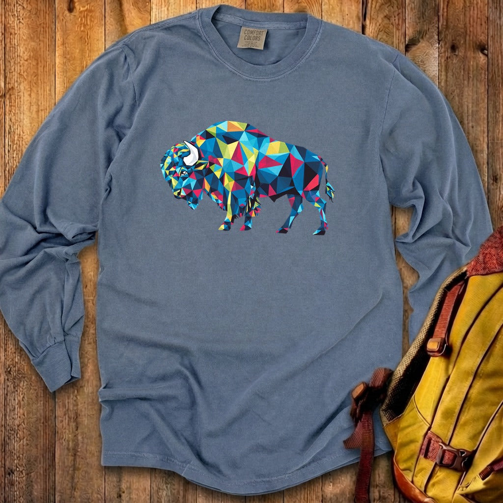Buffalo Mosaic Cotton Long Sleeve