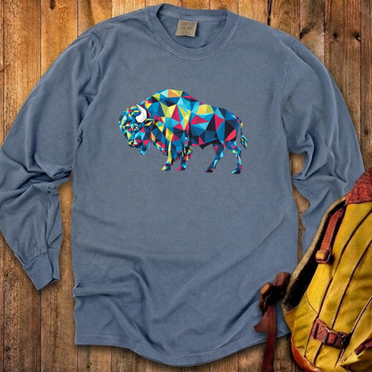 Buffalo Mosaic Cotton Long Sleeve