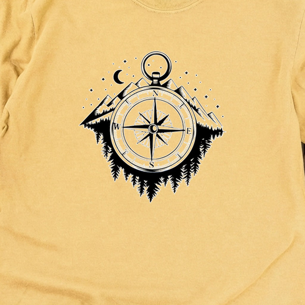 Navigate the Mountains Cotton Long Sleeve