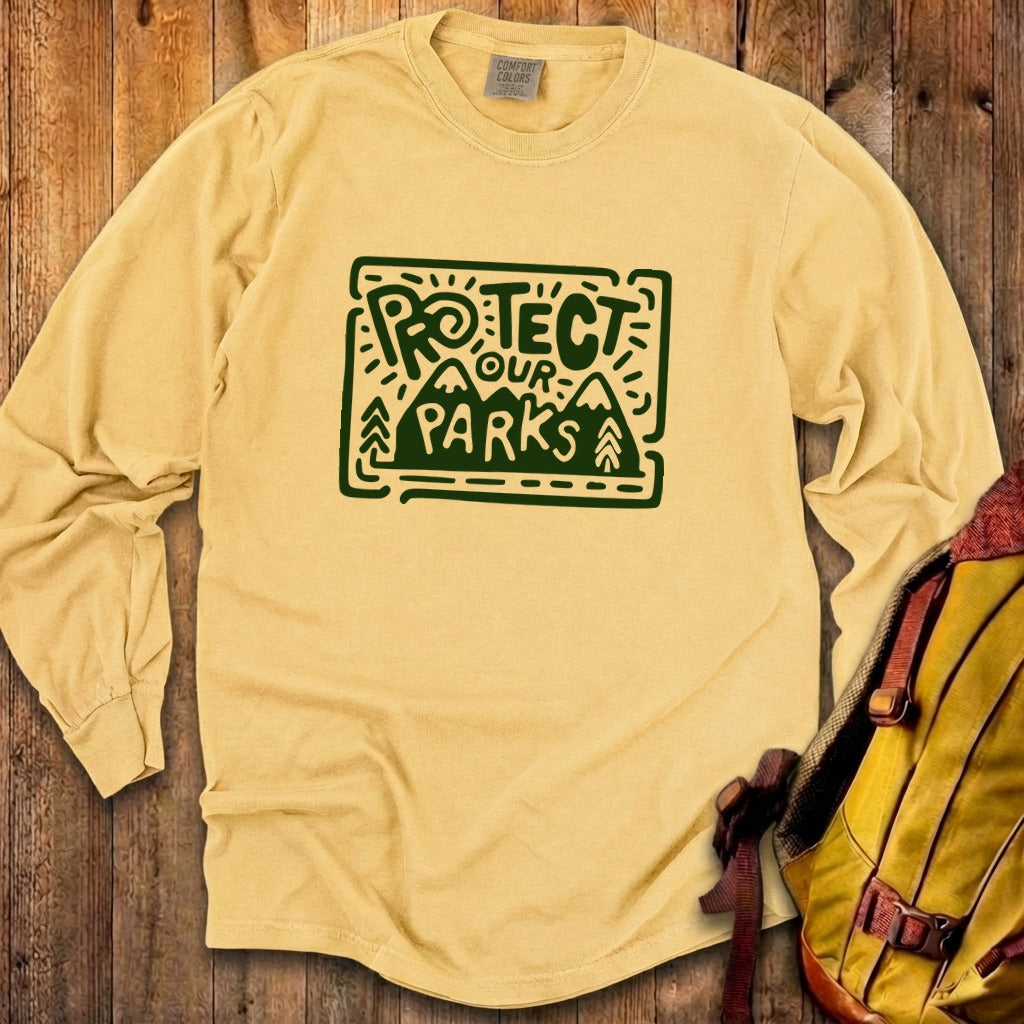 Protect Our Parks Cotton Long Sleeve