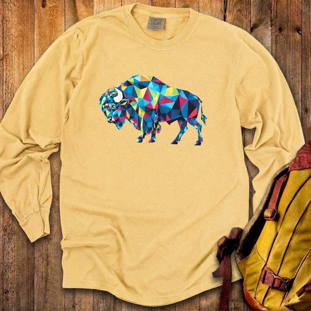 Buffalo Mosaic Cotton Long Sleeve