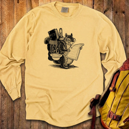 The Packademic Squirrel Cotton Long Sleeve