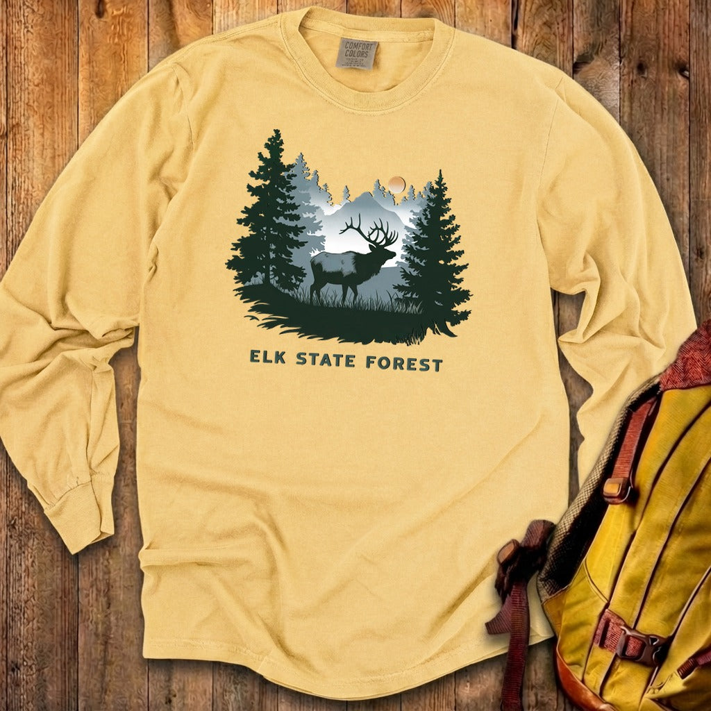 Elk State Forest Cotton Long Sleeve