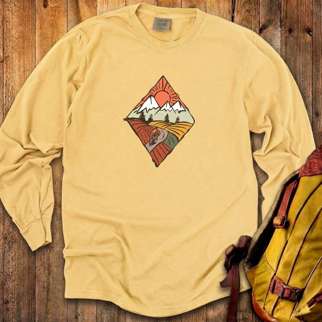 Pedal to the Peaks Cotton Long Sleeve