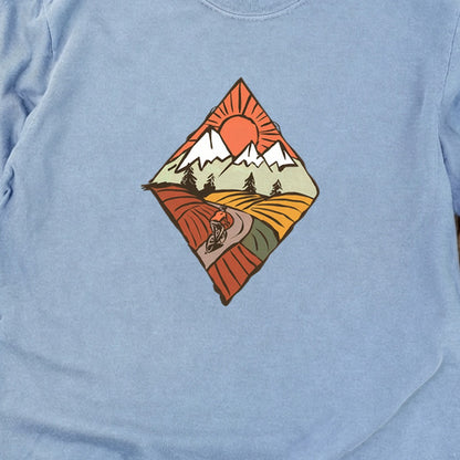Pedal to the Peaks Cotton Long Sleeve
