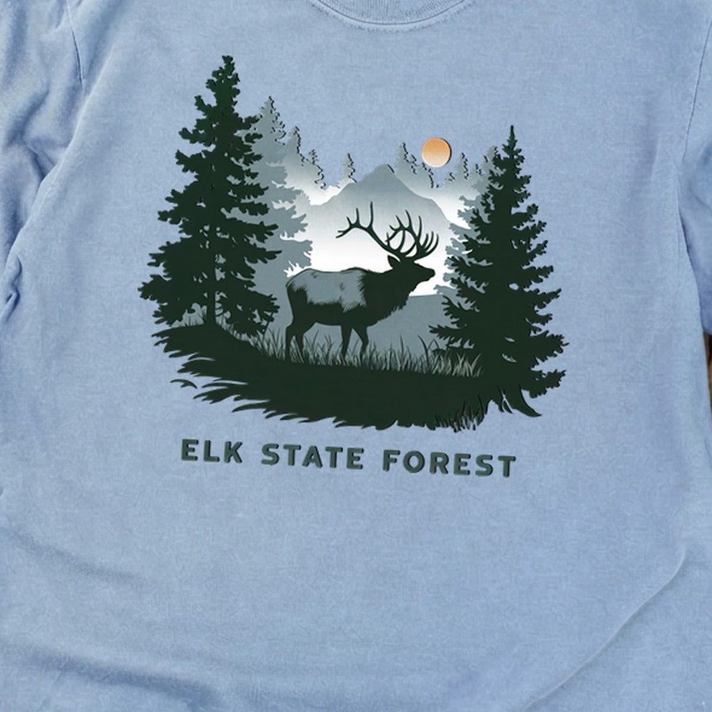 Elk State Forest Cotton Long Sleeve