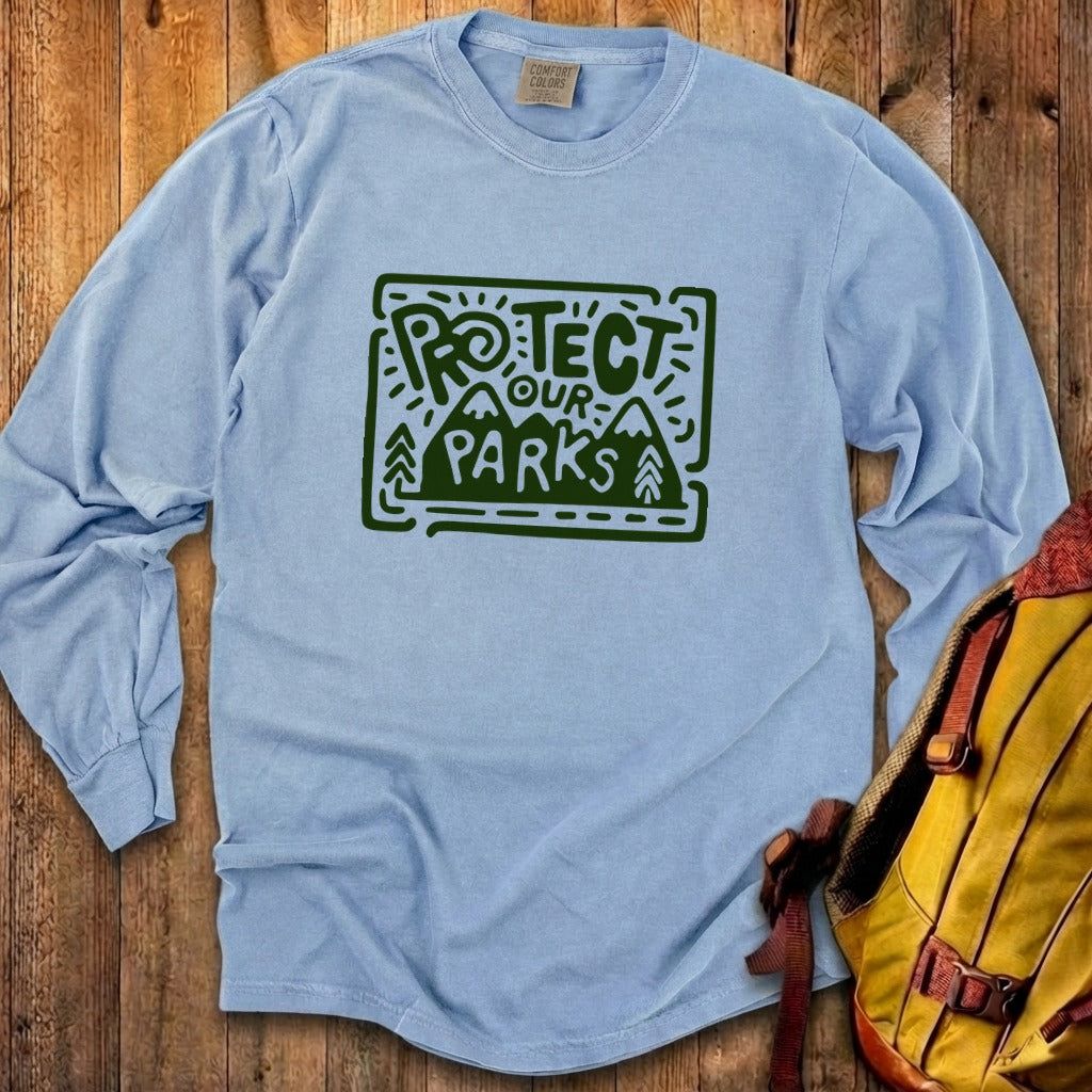 Protect Our Parks Cotton Long Sleeve