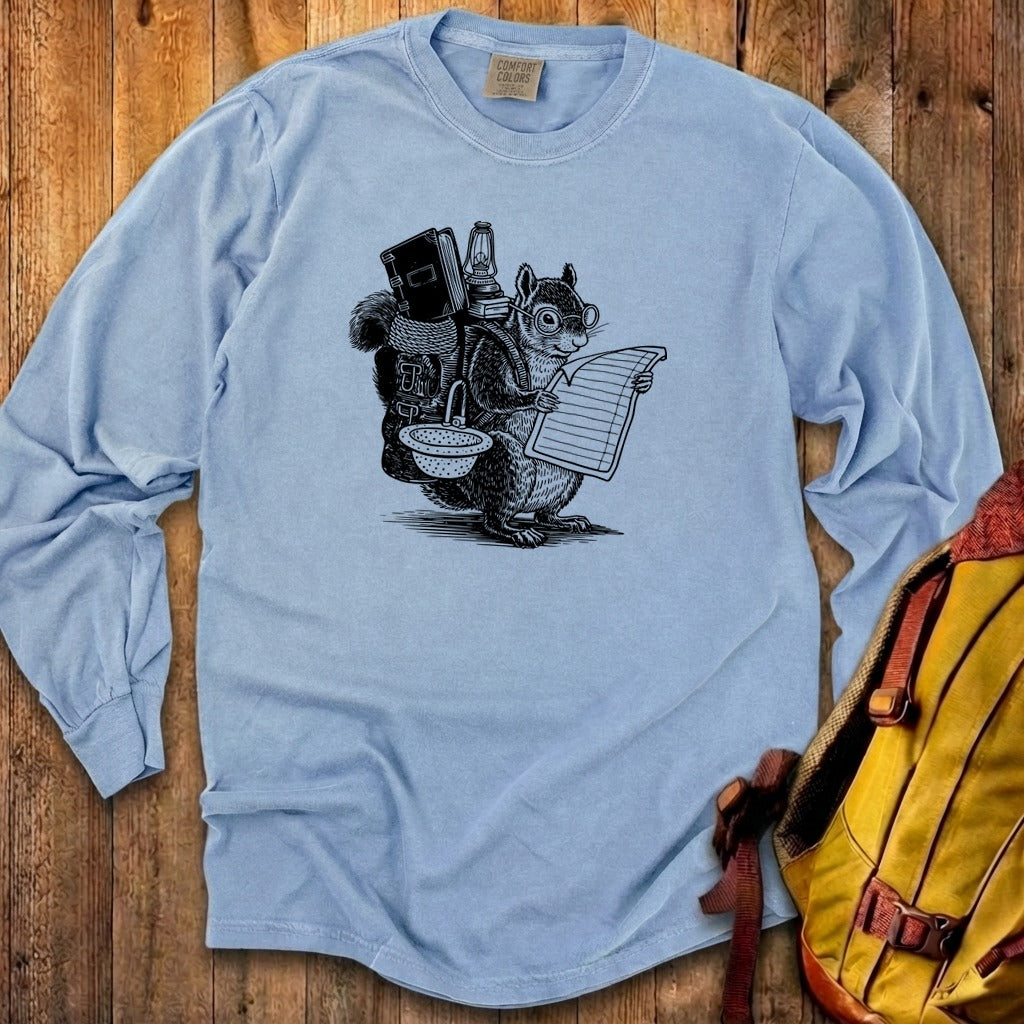 The Packademic Squirrel Cotton Long Sleeve