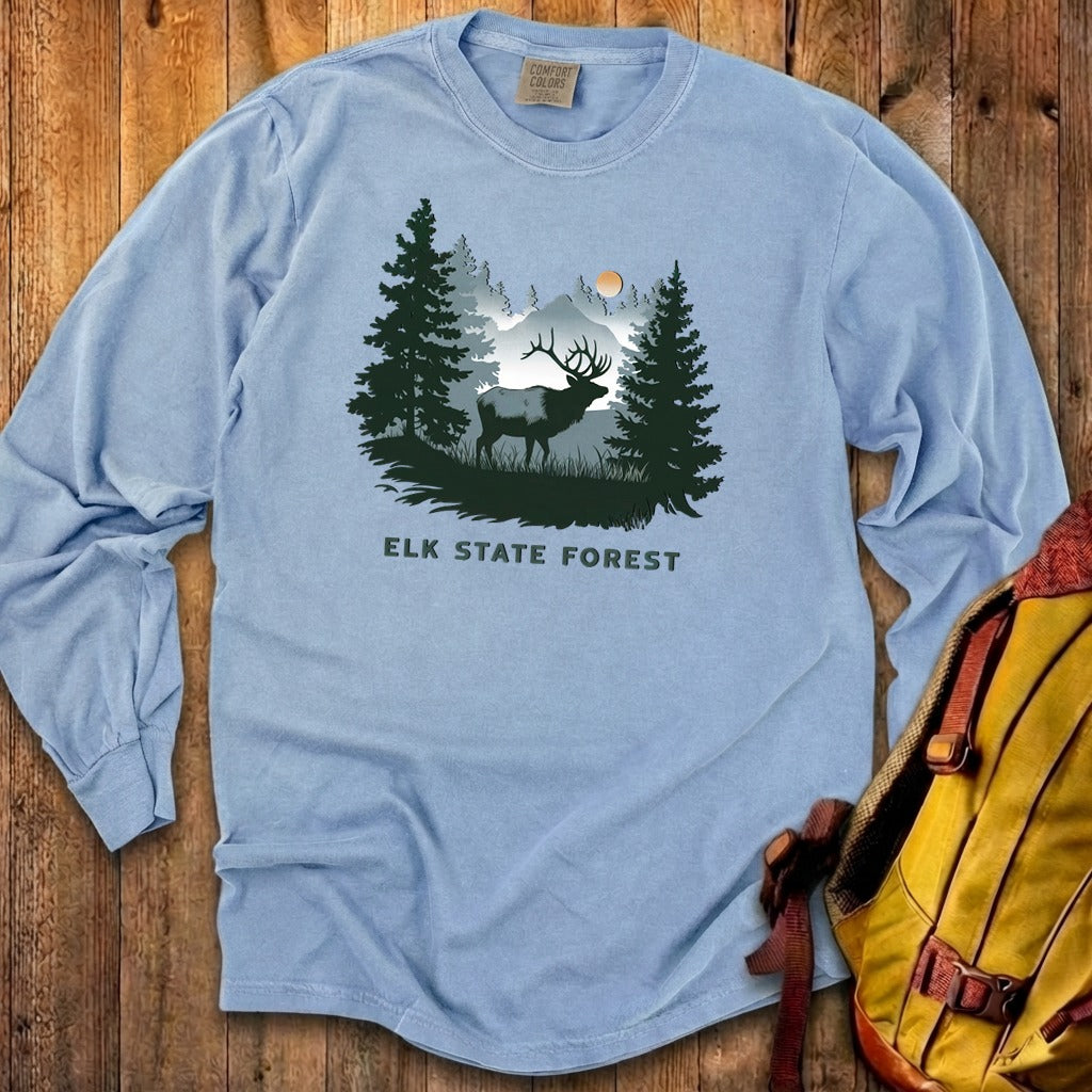 Elk State Forest Cotton Long Sleeve