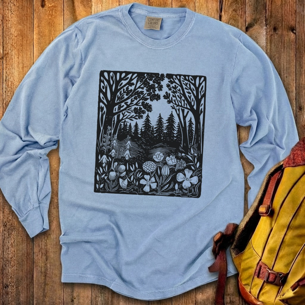 Forest Bloom Cotton Long Sleeve