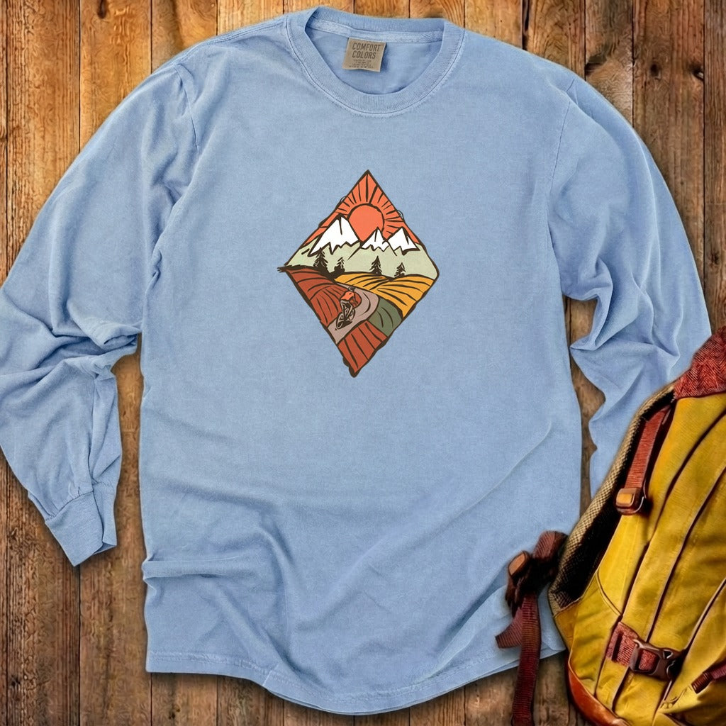Pedal to the Peaks Cotton Long Sleeve