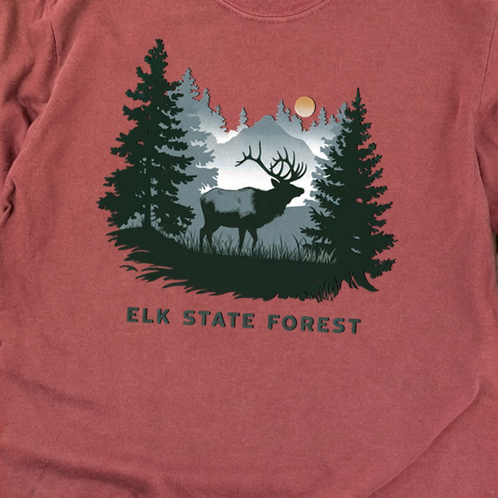 Elk State Forest Cotton Long Sleeve