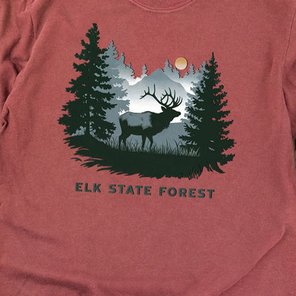 Elk State Forest Cotton Long Sleeve