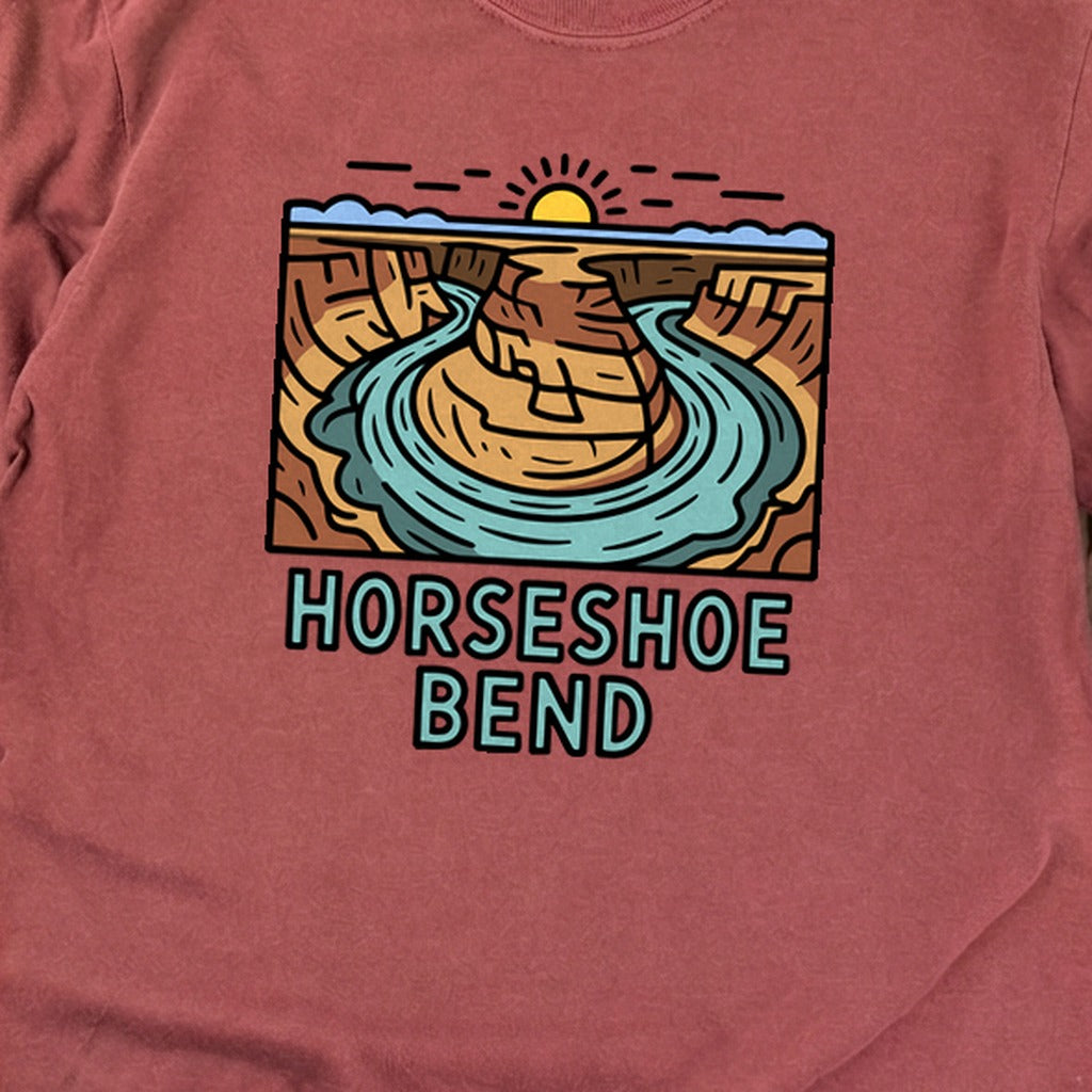 Horseshoe Bend Glen Canyon Cotton Long Sleeve