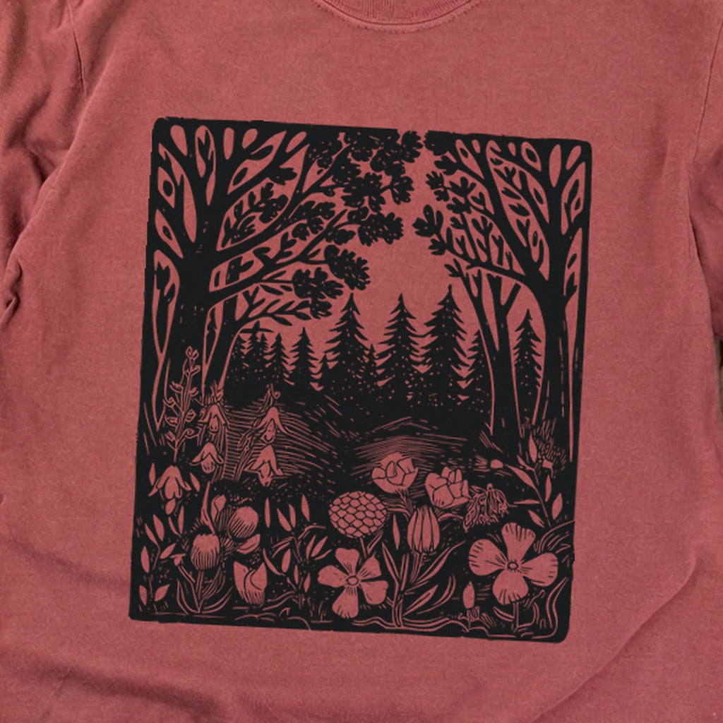 Forest Bloom Cotton Long Sleeve