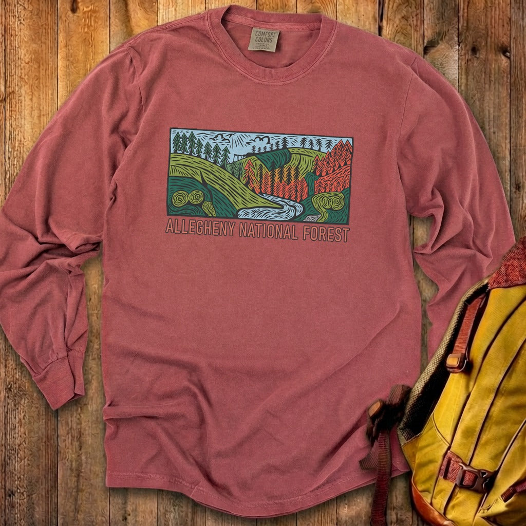Allegheny National Forest Cotton Long Sleeve