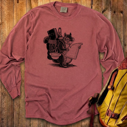The Packademic Squirrel Cotton Long Sleeve