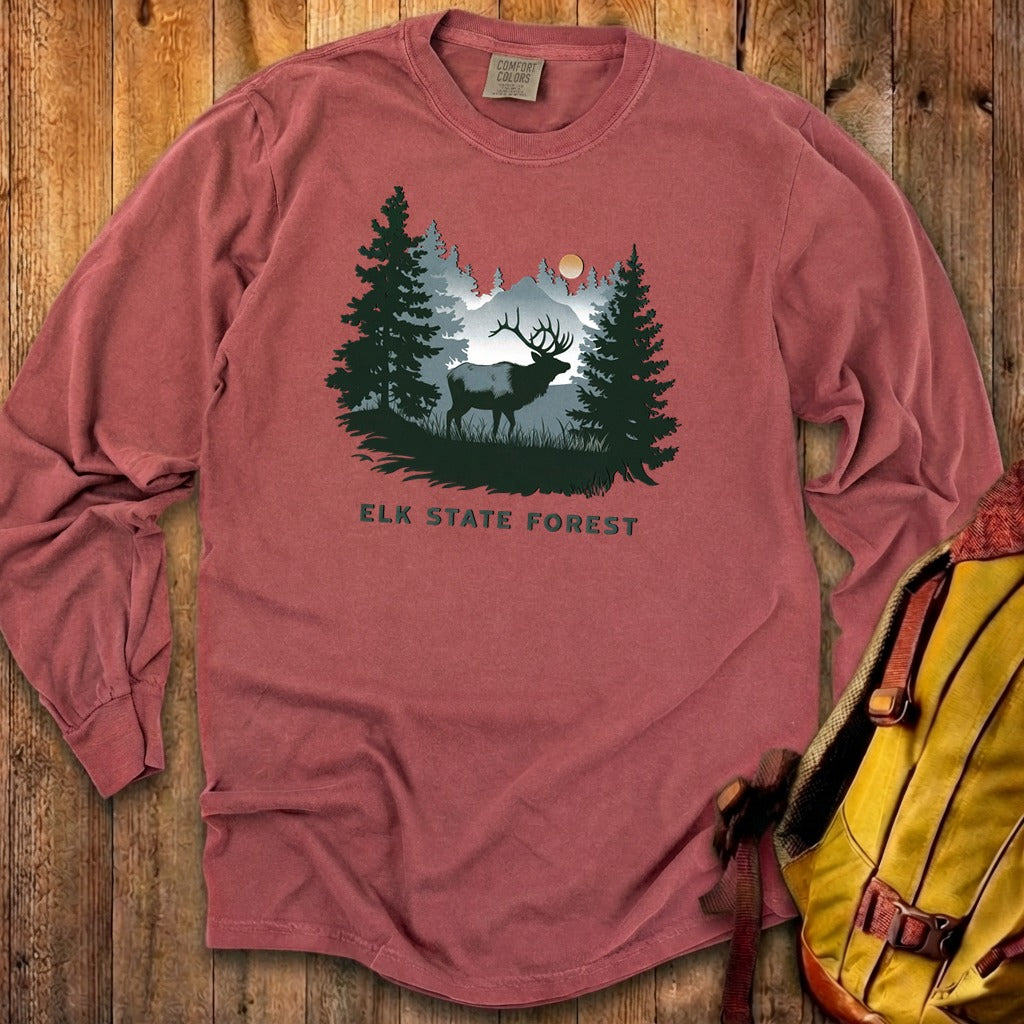 Elk State Forest Cotton Long Sleeve