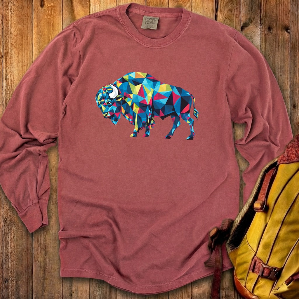Buffalo Mosaic Cotton Long Sleeve