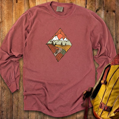 Pedal to the Peaks Cotton Long Sleeve