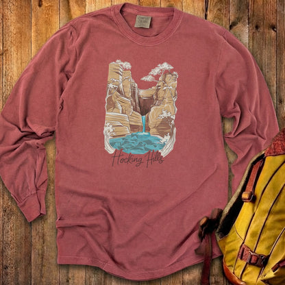 Hocking Hills State Park Cotton Long Sleeve