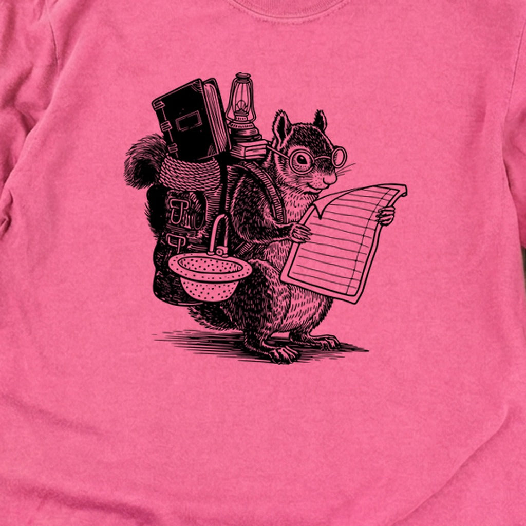 The Packademic Squirrel Cotton Long Sleeve