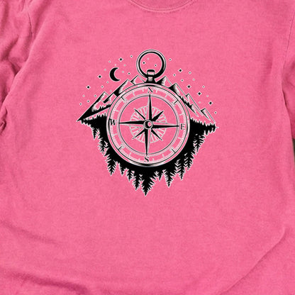 Navigate the Mountains Cotton Long Sleeve