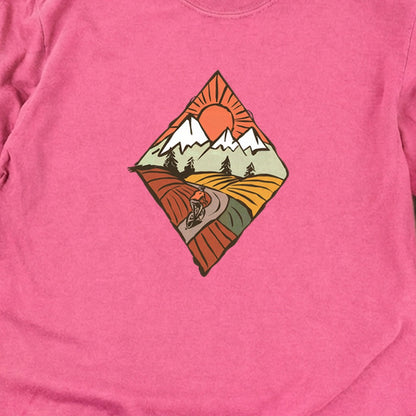 Pedal to the Peaks Cotton Long Sleeve