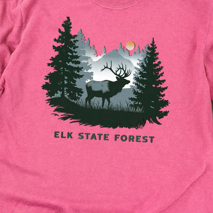 Elk State Forest Cotton Long Sleeve