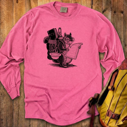 The Packademic Squirrel Cotton Long Sleeve