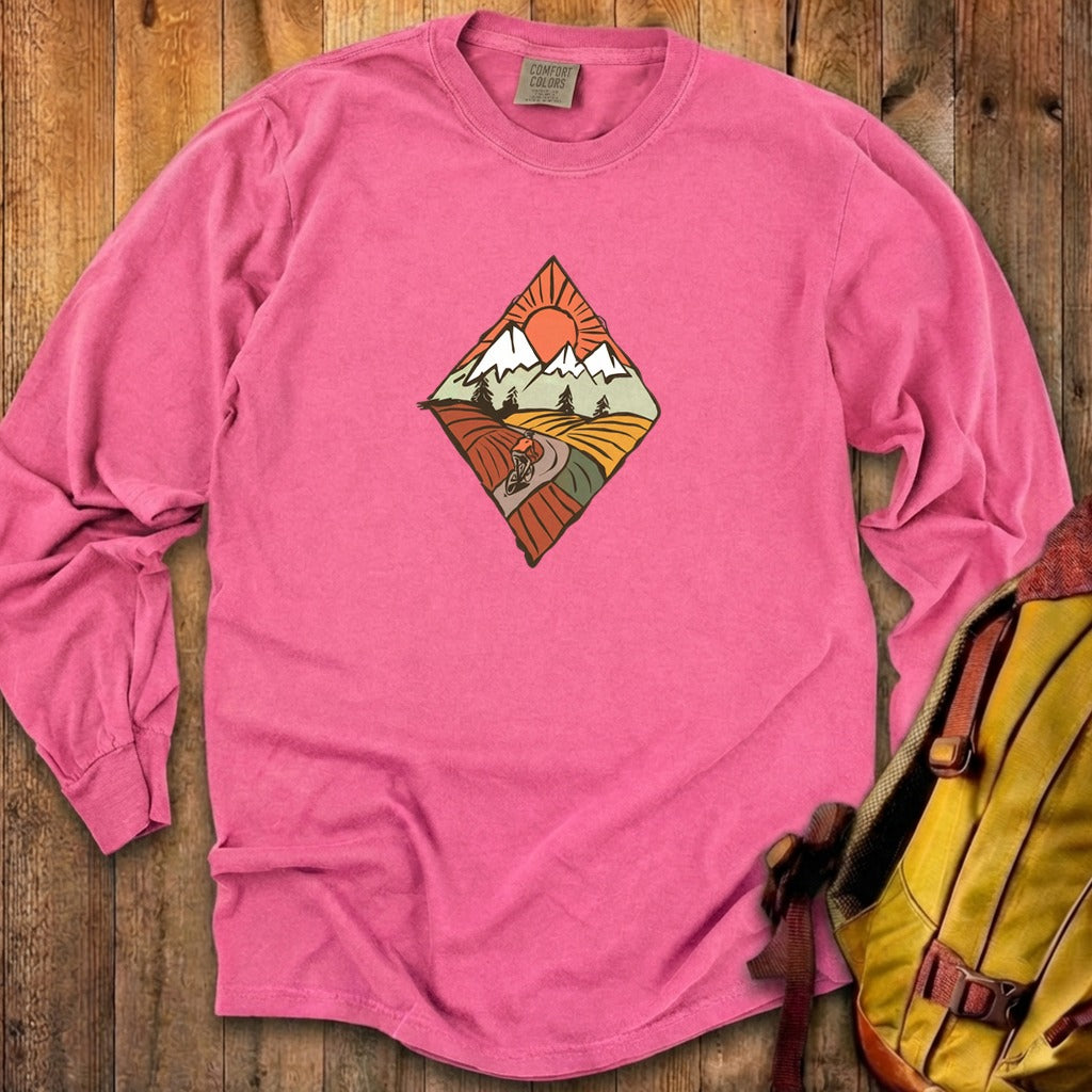 Pedal to the Peaks Cotton Long Sleeve