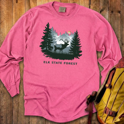 Elk State Forest Cotton Long Sleeve
