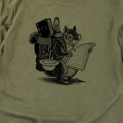 The Packademic Squirrel Cotton Long Sleeve