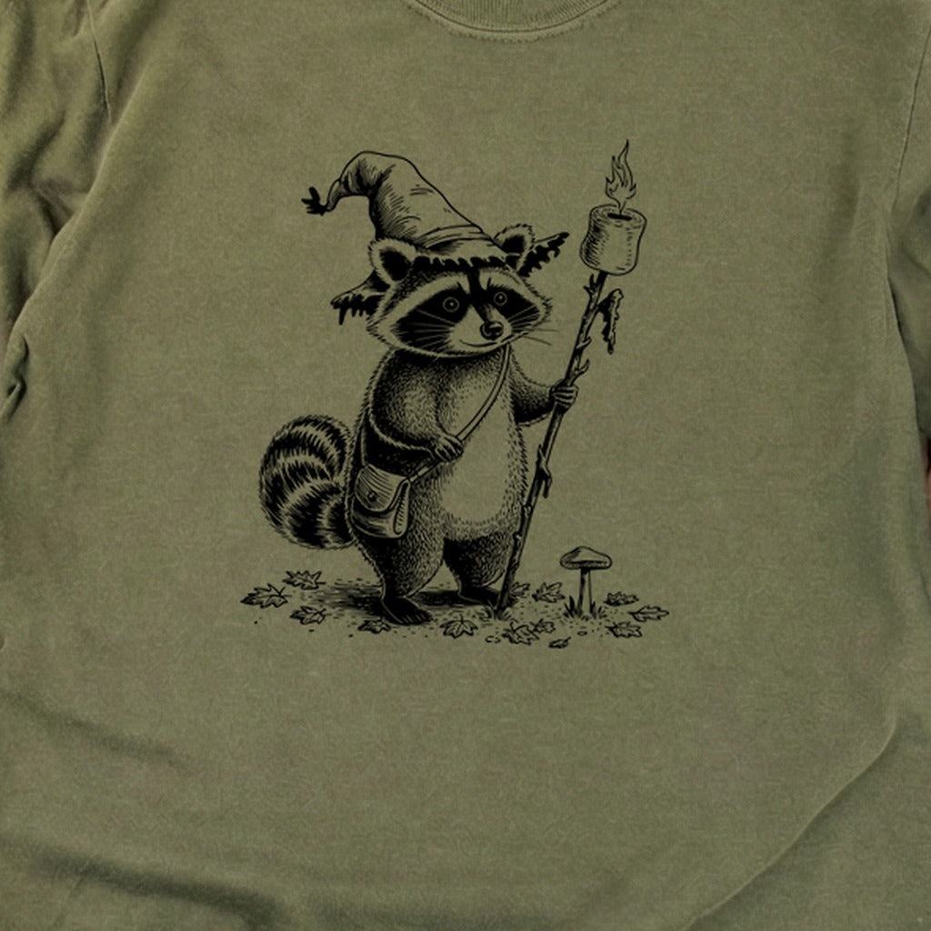The S'morecerer Raccoon Cotton Long Sleeve