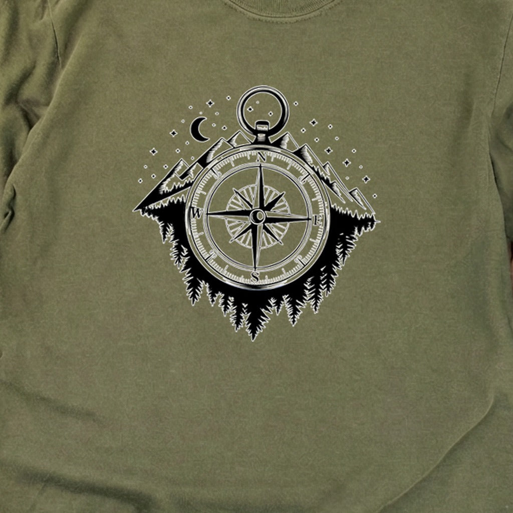 Navigate the Mountains Cotton Long Sleeve