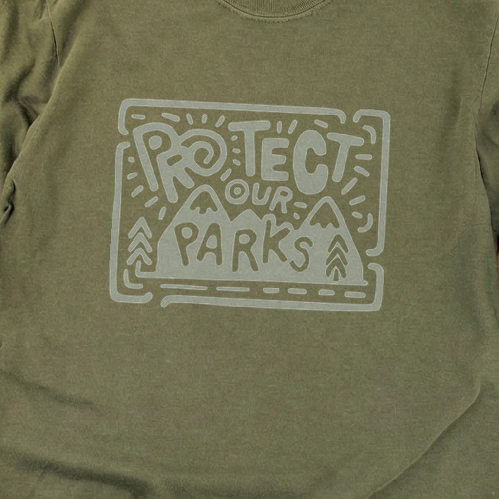 Protect Our Parks Cotton Long Sleeve
